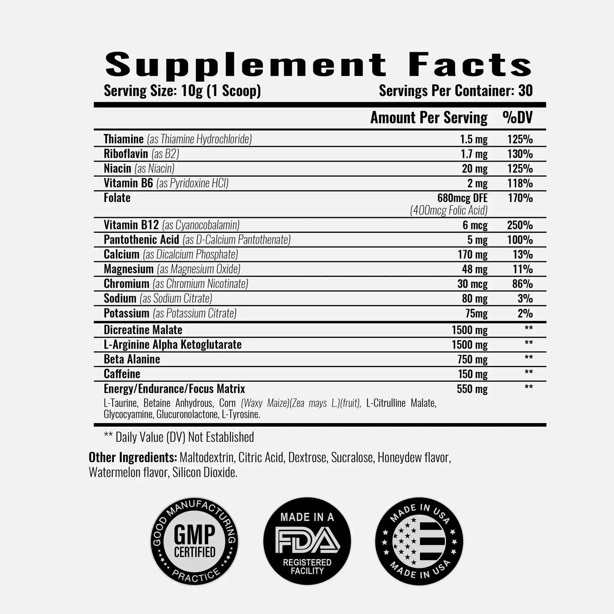 WOWMD Nitric Shock Pre-Workout