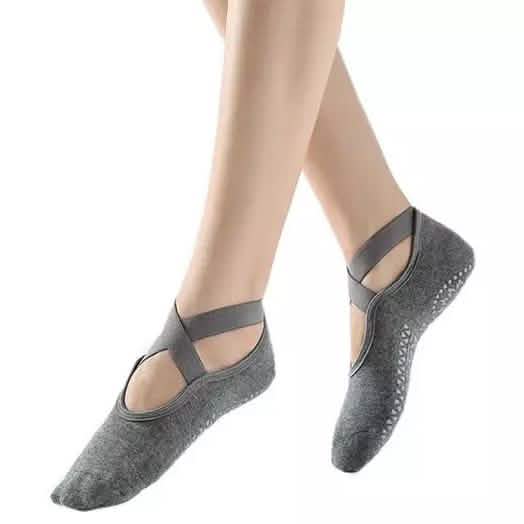 Women's Non Slip Socks with Grips for Yoga Ballet Pilates Barre Dance