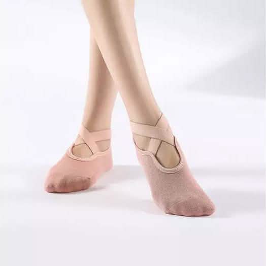 Women's Non Slip Socks with Grips for Yoga Ballet Pilates Barre Dance