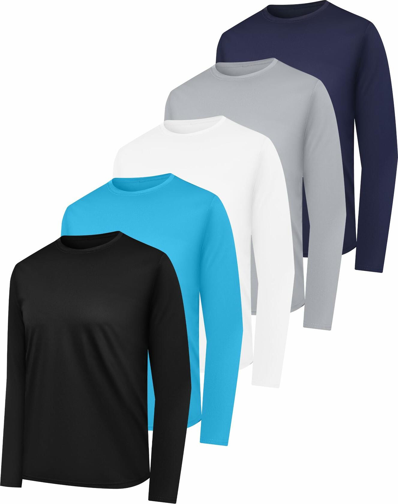 Men's Long Sleeve Moisture Wicking Running Shirt XL