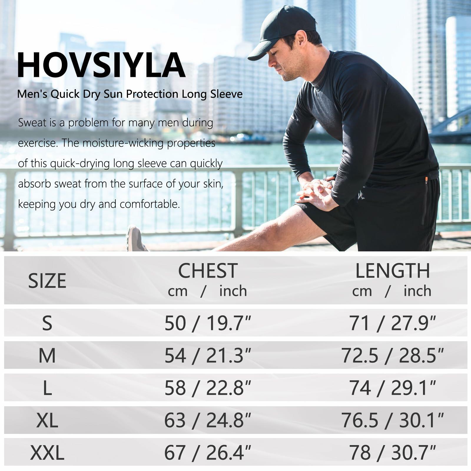 Men's Long Sleeve Moisture Wicking Running Shirt XL