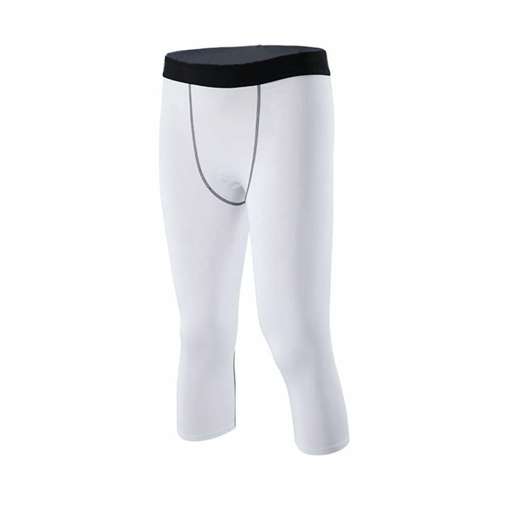Smartstyle Men's 3/4 Compression Athletic Capri Leggings Size M