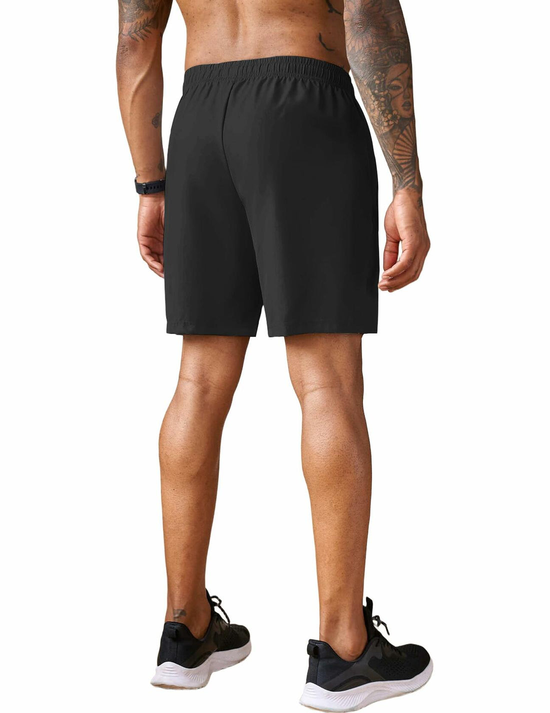 Men’s 7" Workout Gym Shorts 2-Pack Lightweight with Zipper