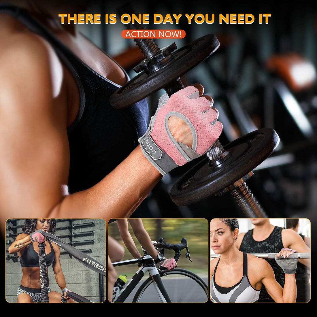 Breathable Workout Gloves for Men & Women – Gym, Cycling, Fitness