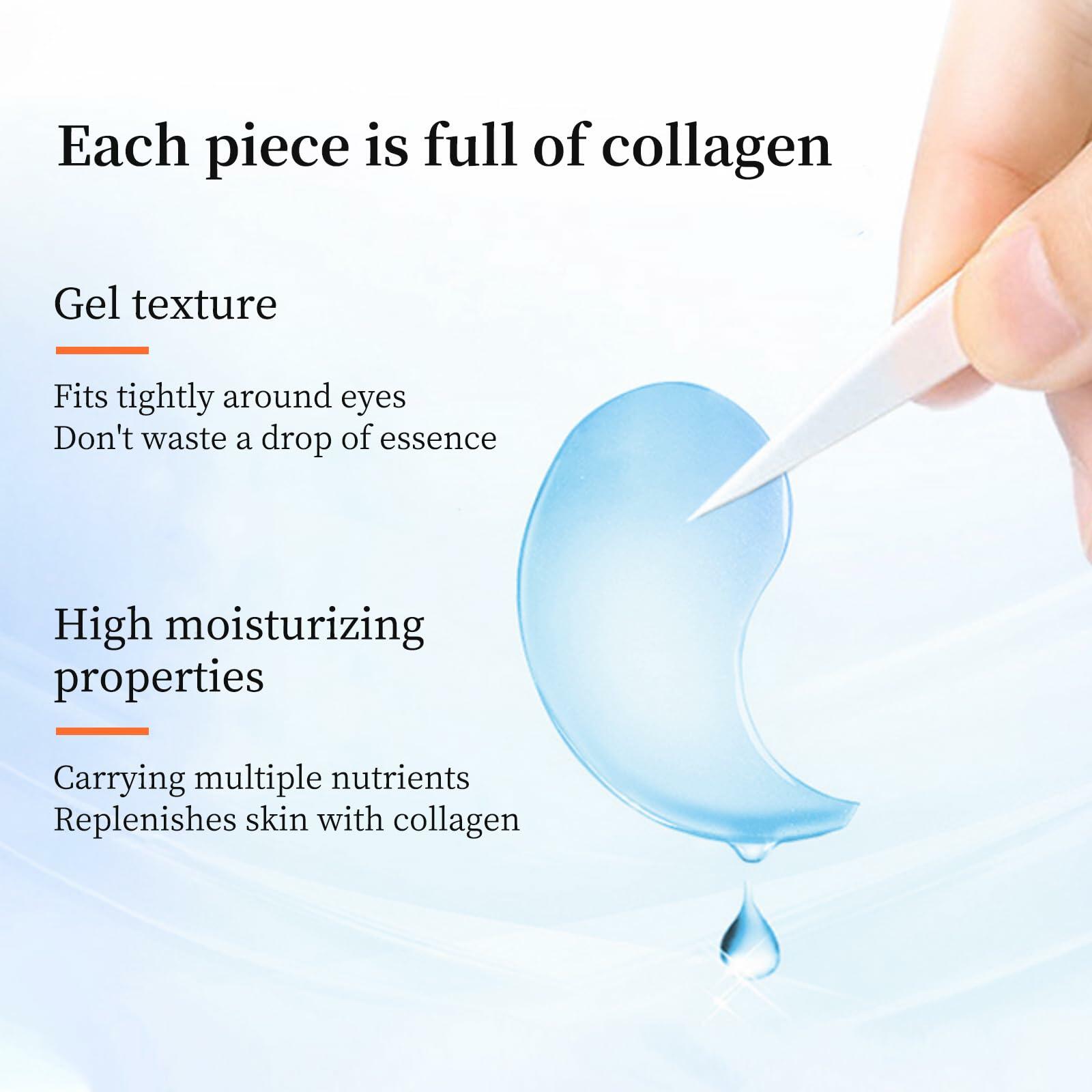 Under Eye Patches 64 pcs Brightening Hyaluronic Acid Cooling Care