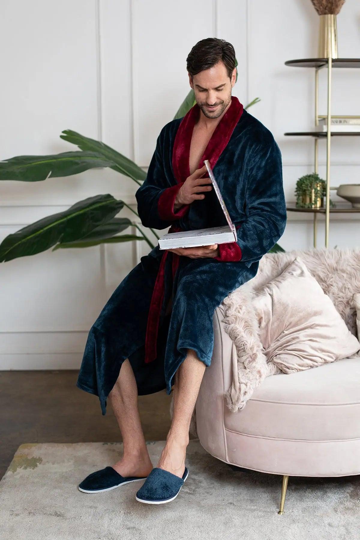 Men'sCozy Plush Robes – Built for Comfort, Designed to Last
