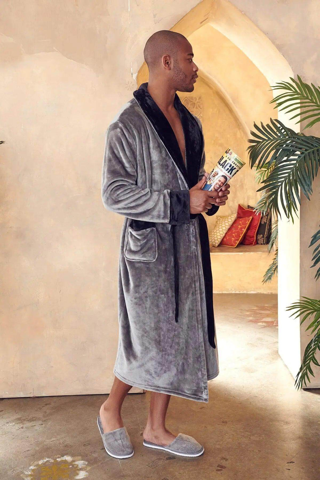 Men'sCozy Plush Robes – Built for Comfort, Designed to Last
