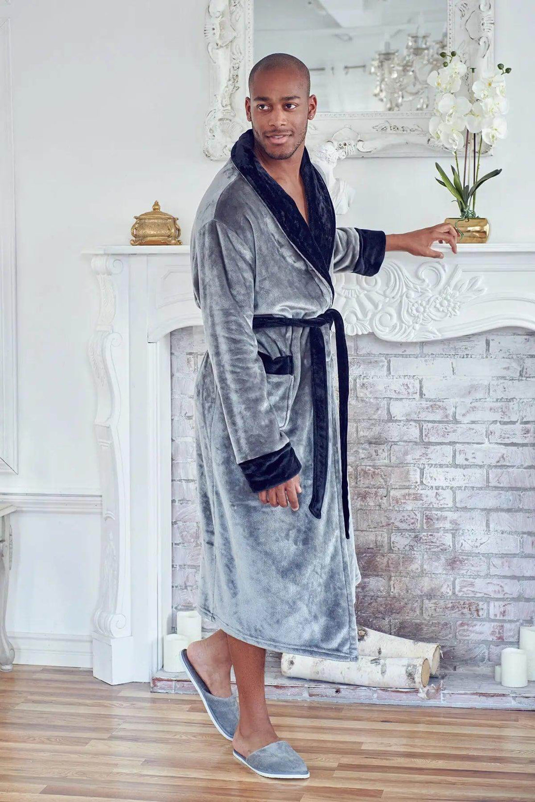 Men'sCozy Plush Robes – Built for Comfort, Designed to Last