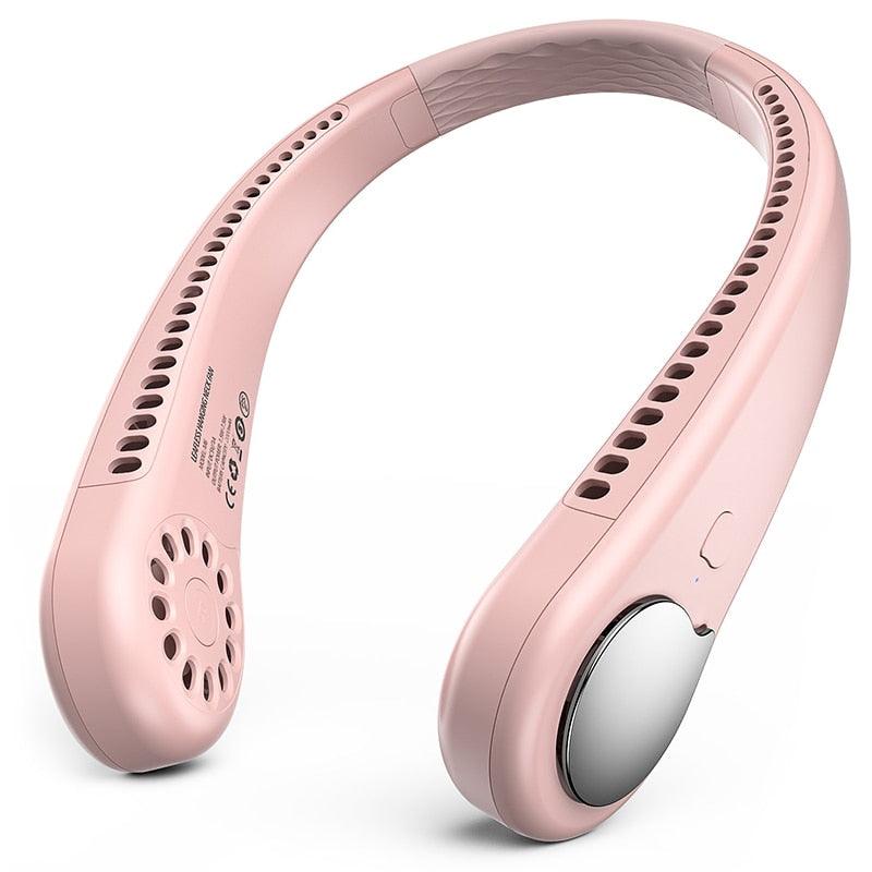 Mini-Portable Electric Bladeless Neck Fan USB Rechargeable for Travel