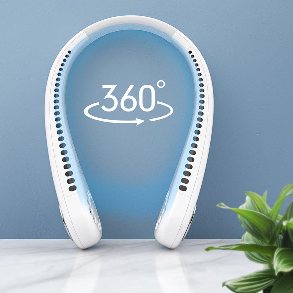 Mini-Portable Electric Bladeless Neck Fan USB Rechargeable for Travel