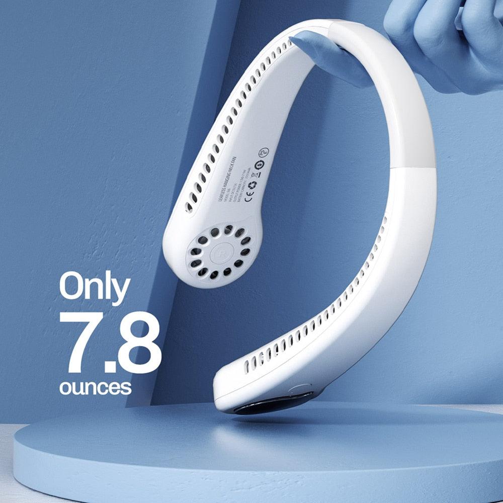 Mini-Portable Electric Bladeless Neck Fan USB Rechargeable for Travel