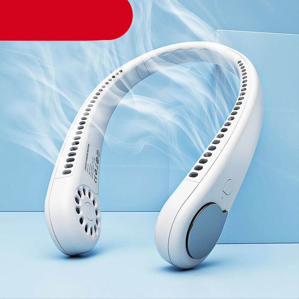 Mini-Portable Electric Bladeless Neck Fan USB Rechargeable for Travel