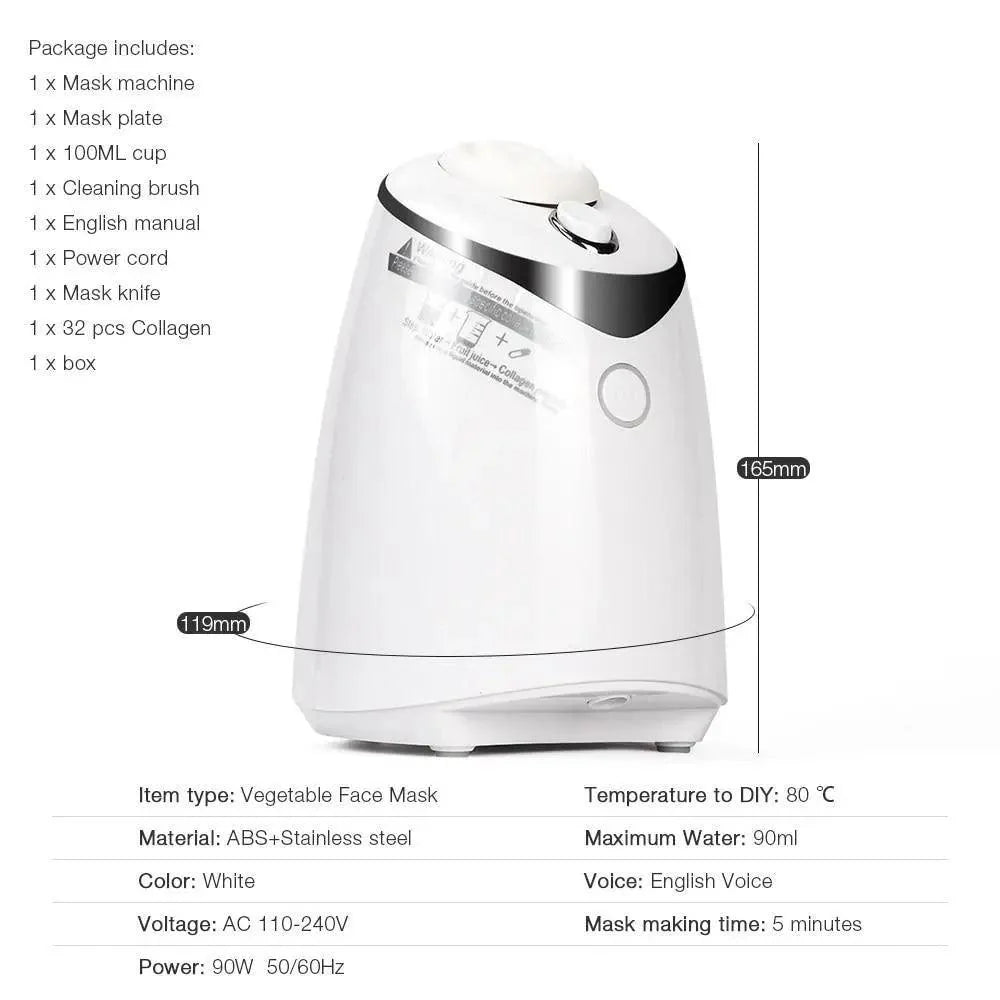 Premium Professional Facial Mask Machine-Collagen Fruit Vegetable Automatic Facial Care Masks
