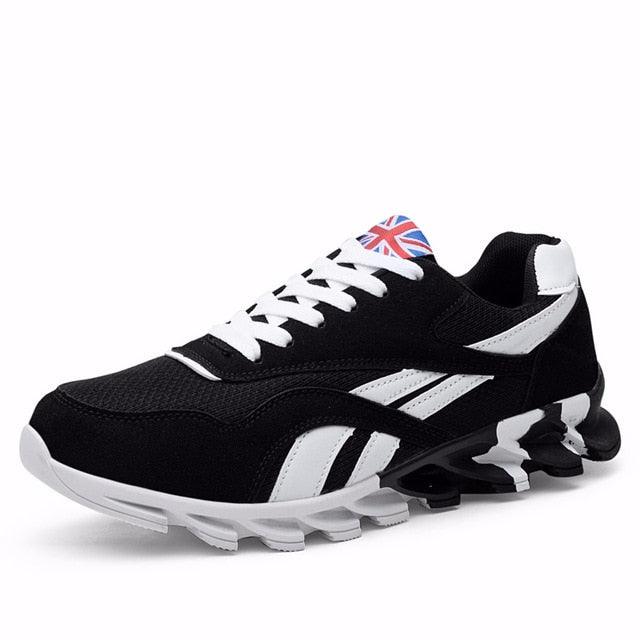 Mens Lightweight Casual Slip-on Breathable White Sneakers