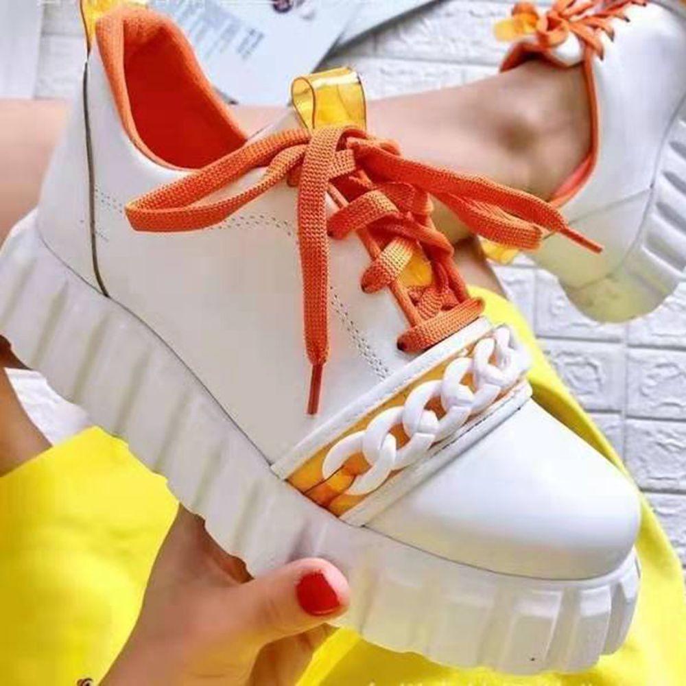 New Women's Purple Lightweight Comfortable Vulcanize Platform Sneakers