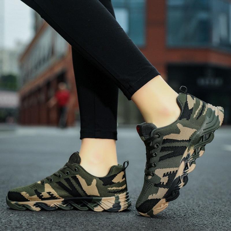 Unisex Breathable Camouflage Walking/Jogging Sneakers