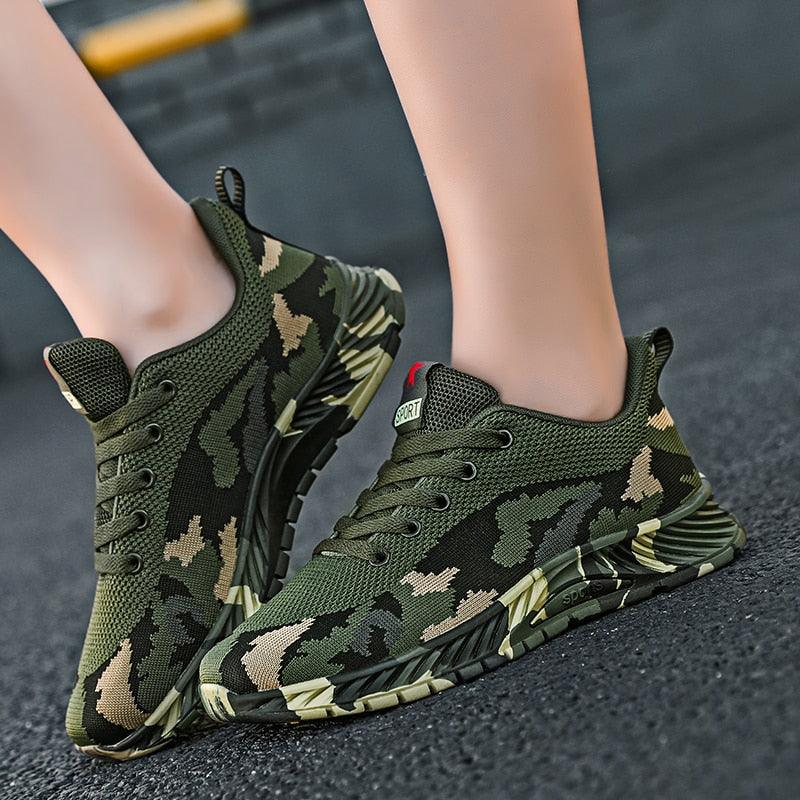 Unisex Breathable Camouflage Walking/Jogging Sneakers