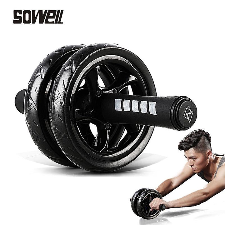 Sowell Muscle Double Wheel Exercise Home Fitness Equipment