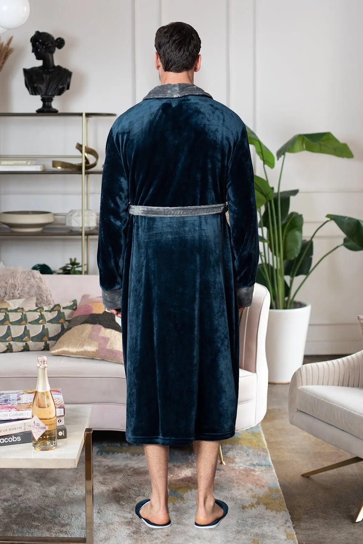 Men'sCozy Plush Robes – Built for Comfort, Designed to Last
