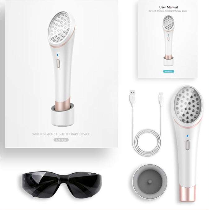 Acne Light Therapy Wireless Rechargeable Treatment Device