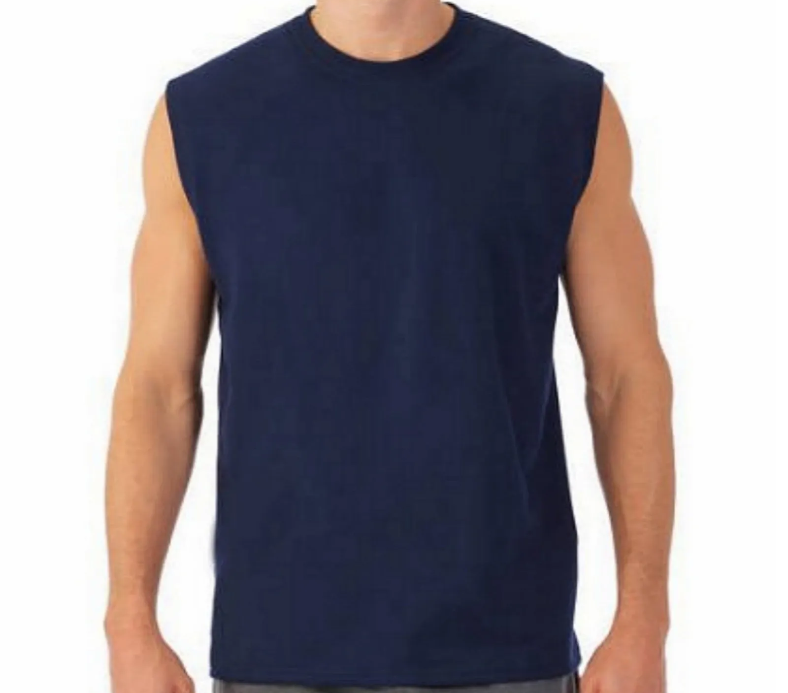 Men's Simple Fit Sleeveless Muscle Tee