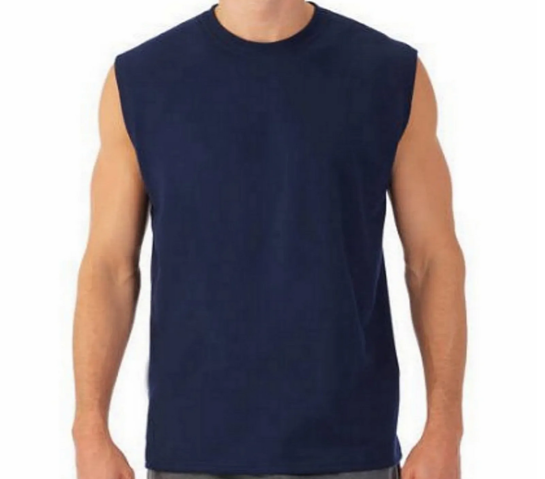 Men's Simple Fit Sleeveless Muscle Tee