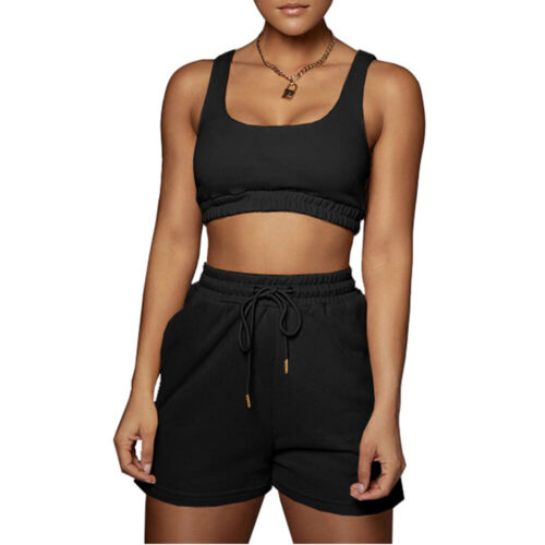 Women's Yoga Seamless Workout Gym Light Shorts with Sports Bra Kit