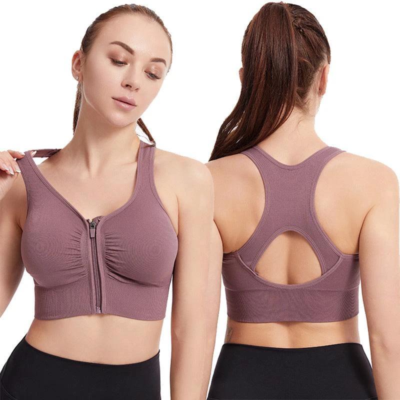 Women's Shockproof Push Up Plus Size Running Yoga Fitness Sports Bra