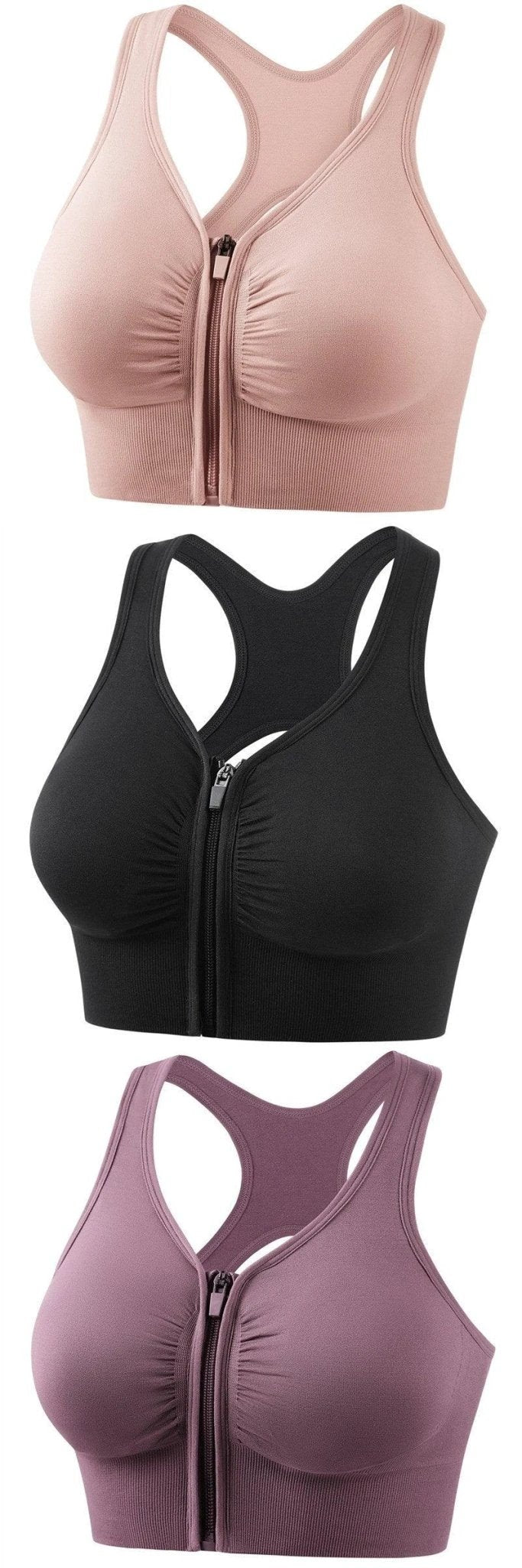 Women's Shockproof Push Up Plus Size Running Yoga Fitness Sports Bra