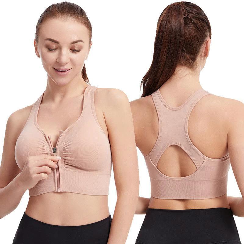 Women's Shockproof Push Up Plus Size Running Yoga Fitness Sports Bra