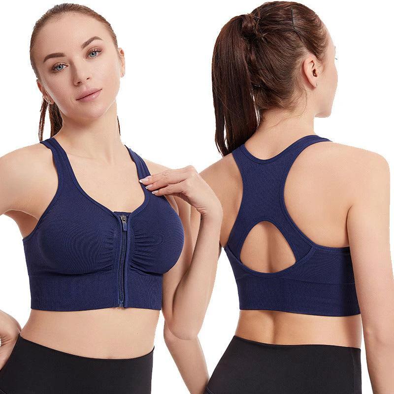Women's Shockproof Push Up Plus Size Running Yoga Fitness Sports Bra