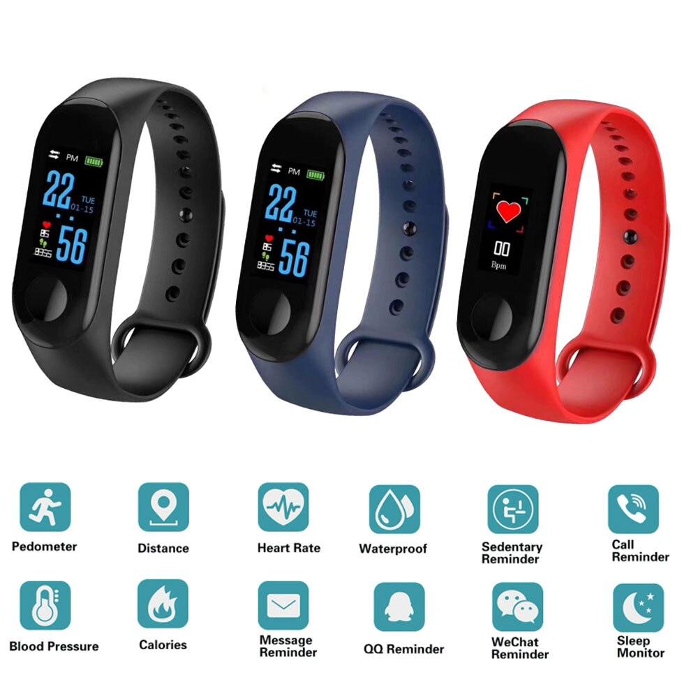 Child Smart Watch Sport Bracelet Wristband Fitness Tracker