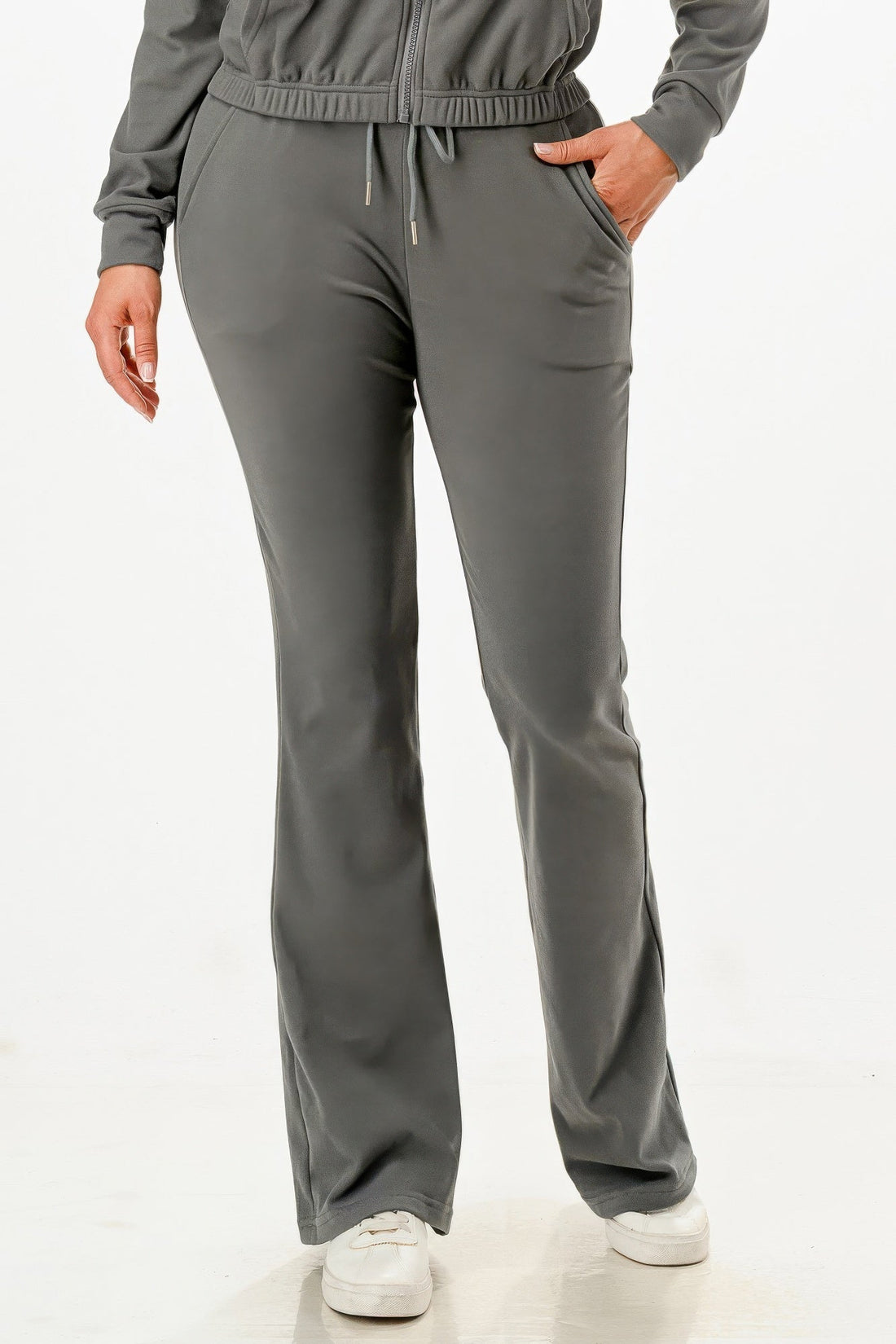 Women's Soft Zip-up Track Suit Set