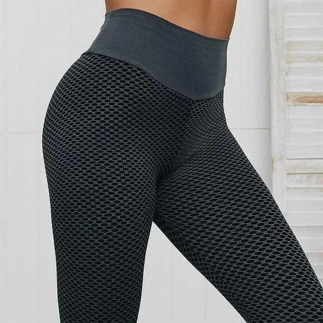 Women's Fitness High Waist Tight Push Up Breathable Leggings