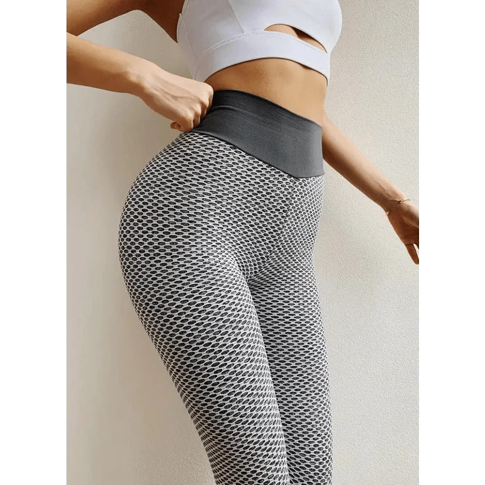 Women's Fitness High Waist Tight Push Up Breathable Leggings