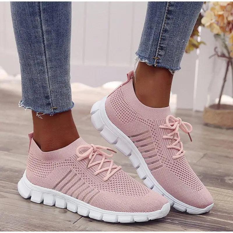 Women's Casual Light Mesh Breathable Sport Sneakers