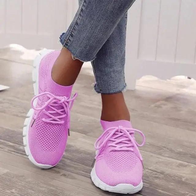 Women's Casual Light Mesh Breathable Sport Sneakers
