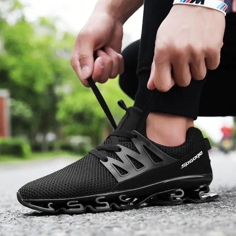 Men's Stylish Casual Black Soft Sneakers