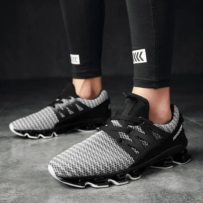 Men's Stylish Casual Black Soft Sneakers