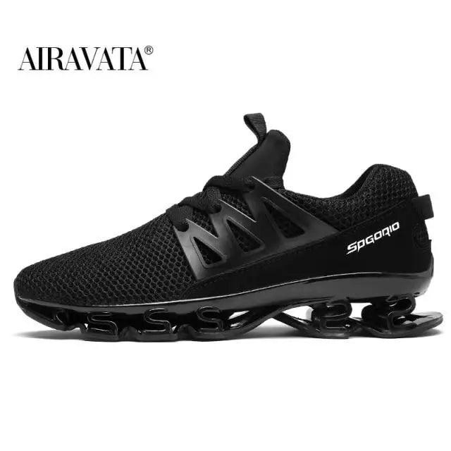 Men's Stylish Casual Black Soft Sneakers