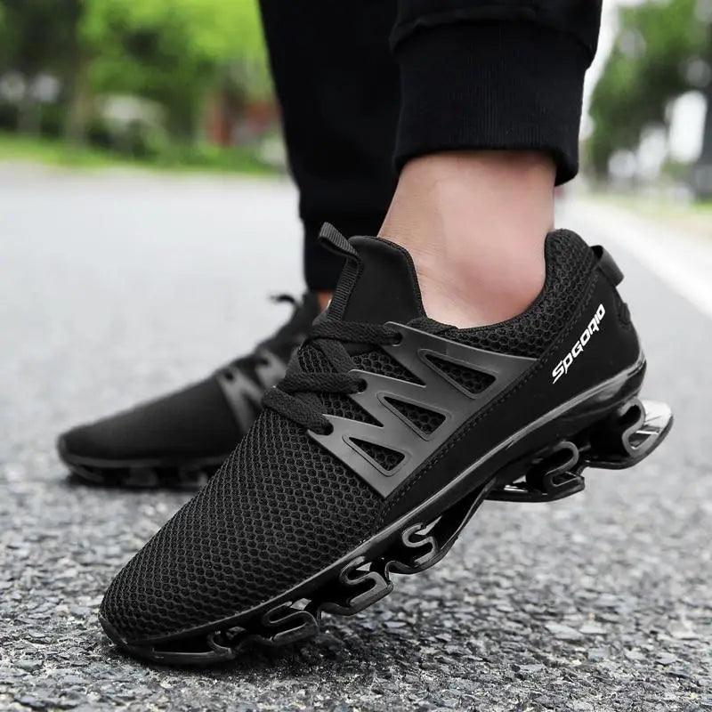 Men's Stylish Casual Black Soft Sneakers