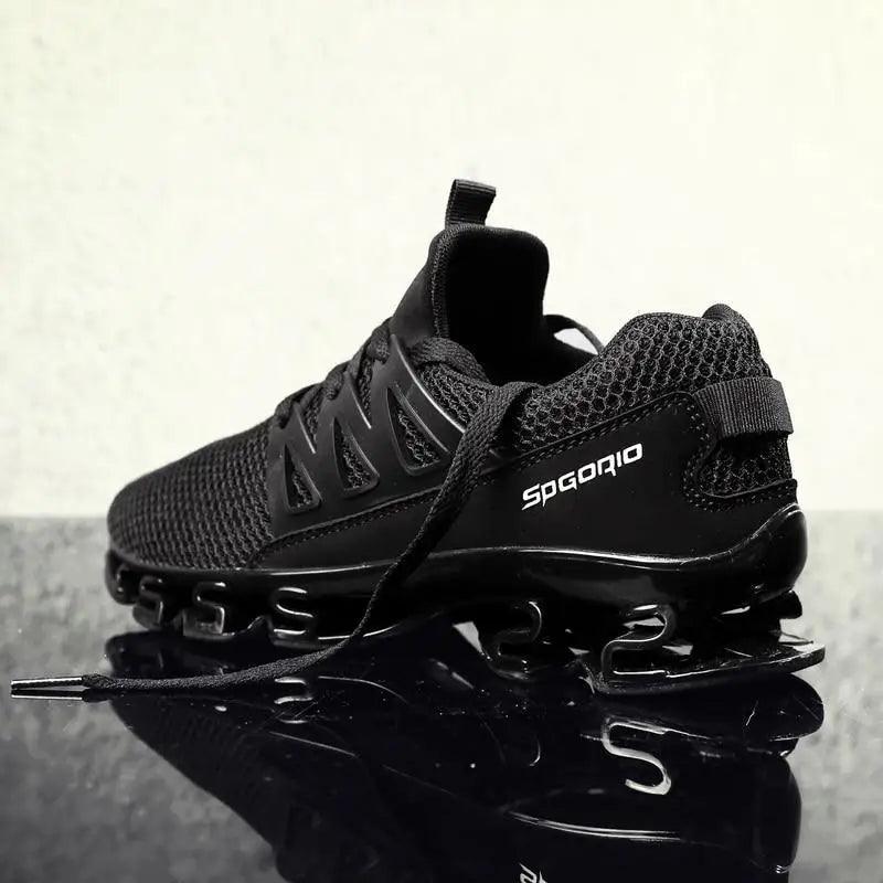 Men's Stylish Casual Black Soft Sneakers
