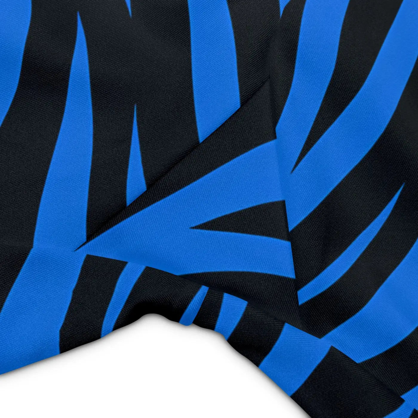 Women's Stylish Blue Striped Workout Shorts