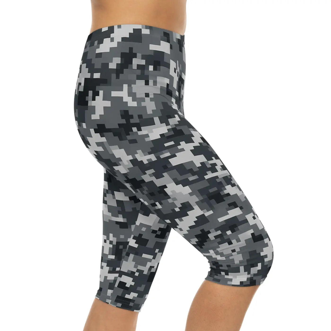 Women's Stylish Casual Wear Camouflage Capri Leggings