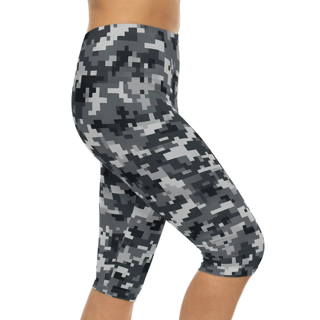 Women's Stylish Casual Wear Camouflage Capri Leggings