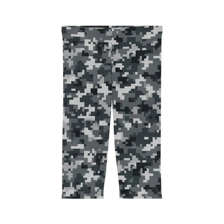 Women's Stylish Casual Wear Camouflage Capri Leggings