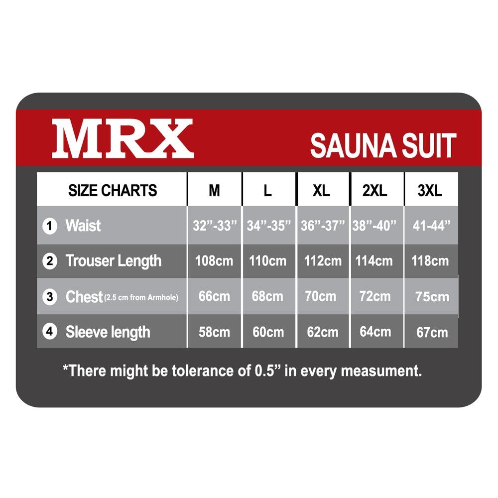 MRX Men's Sauna Sweat Suit Weight Loss Slimming Gym Training Boxing MMA