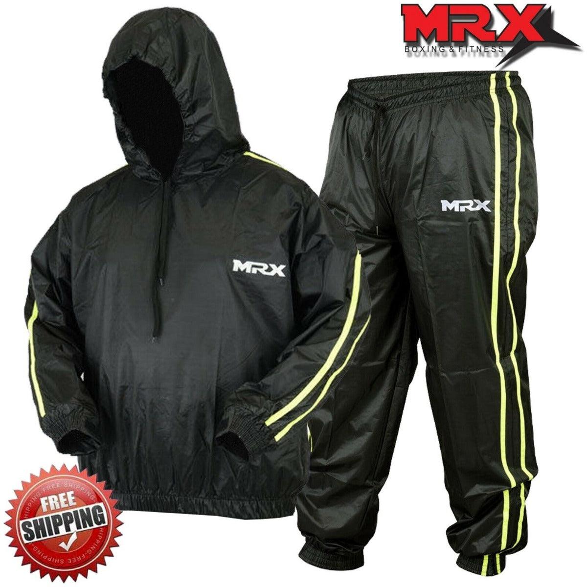 MRX Men's Sauna Sweat Suit Weight Loss Slimming Gym Training Boxing MMA