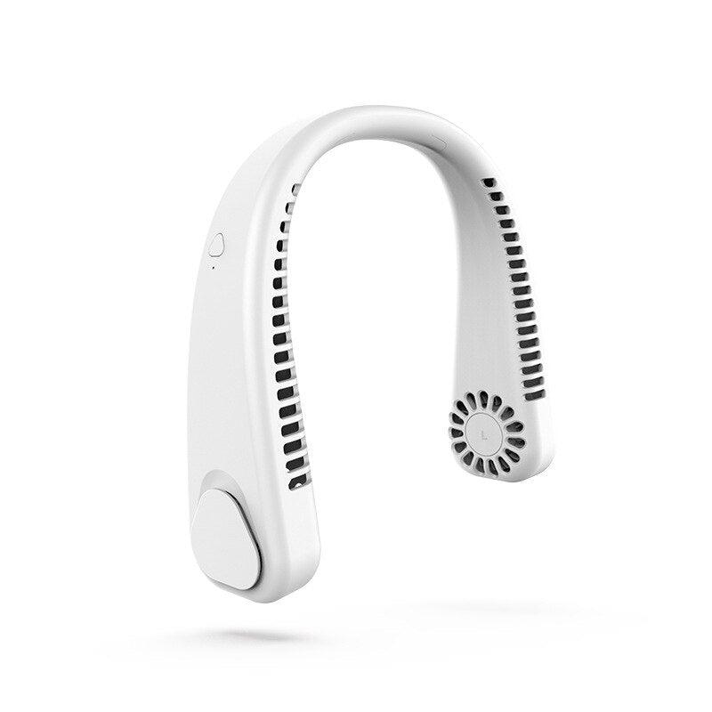 Portable Wearable Bladeless Neck Fan-Fast Cooling USB Rechargeable