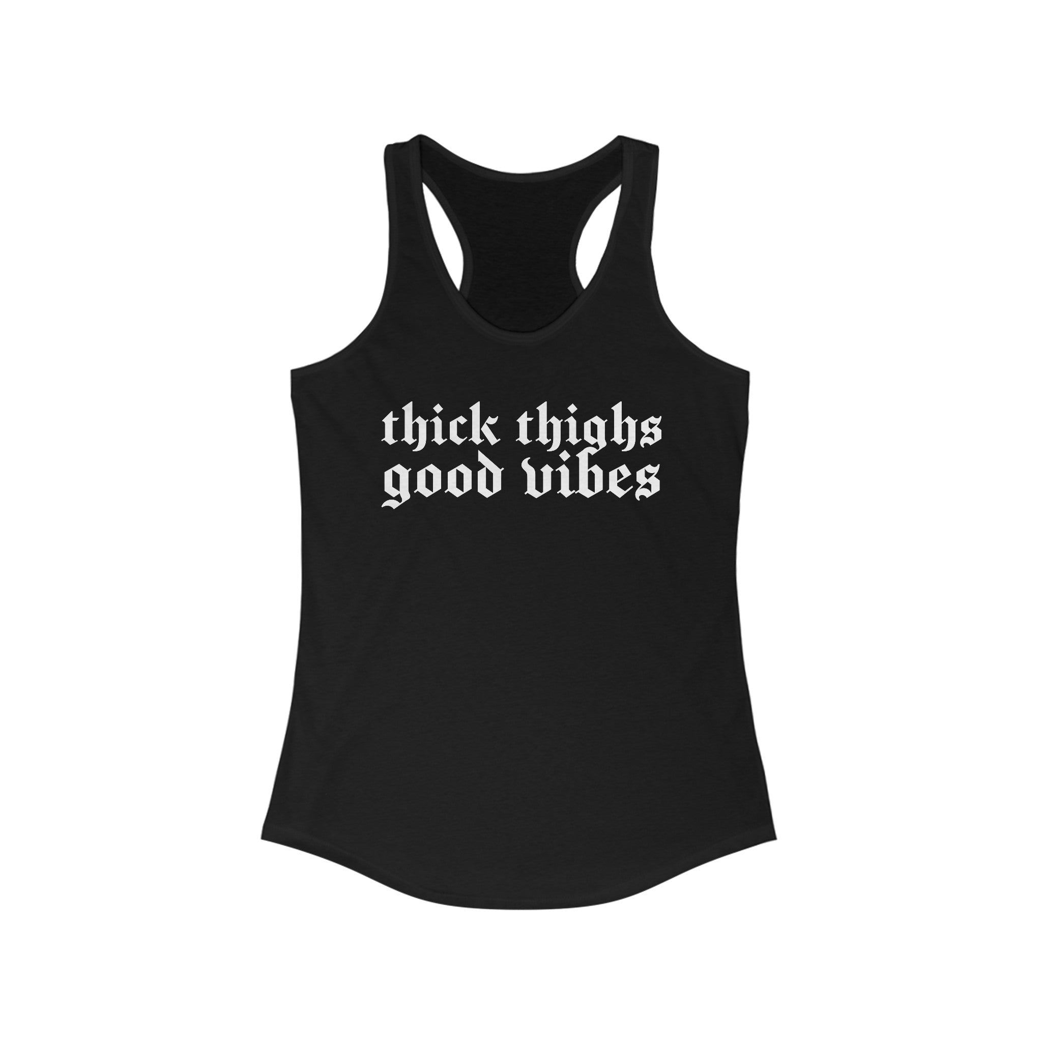 Women's Thick Thighs Racerback Tank